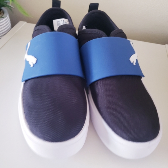 PUMA NWT BPS EL RAY Slip On Canvas Shoes - Youth 2C US - Picture 3 of 10